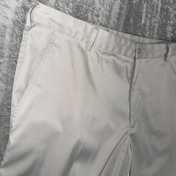 Nike Golf Pants Mens 38x30 Khaki Tan Beige Dri Fit Slash Pocket - Picture 6 of 9